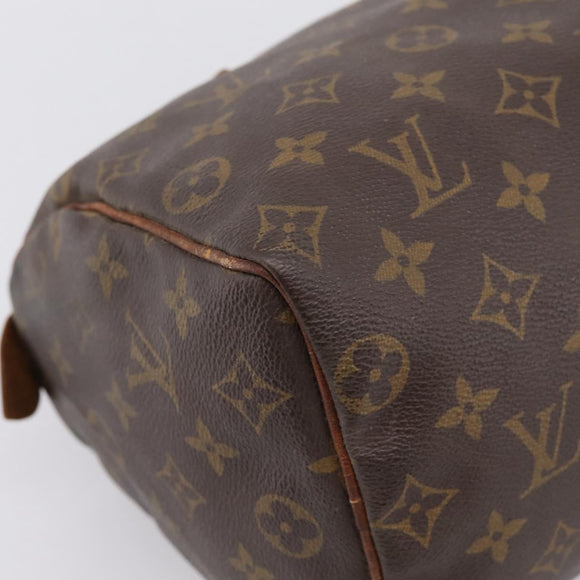 LOUIS VUITTON Monogram Speedy 25 Hand Bag M41528 LV Auth ka5629