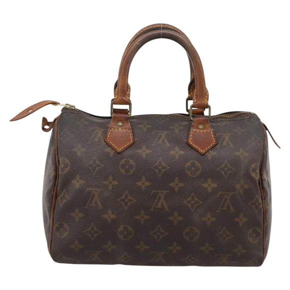 LOUIS VUITTON Monogram Speedy 25 Hand Bag M41528 LV Auth ka5629