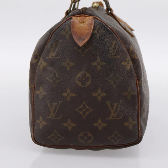 LOUIS VUITTON Monogram Speedy 25 Hand Bag M41528 LV Auth ka5629