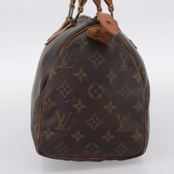 LOUIS VUITTON Monogram Speedy 25 Hand Bag M41528 LV Auth ka5629
