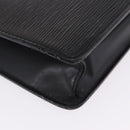 LOUIS VUITTON Epi Porte Documents Bandouliere Briefcase Black M54462 Auth ka5630-15