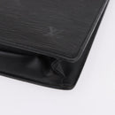 LOUIS VUITTON Epi Porte Documents Bandouliere Briefcase Black M54462 Auth ka5630-16
