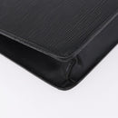 LOUIS VUITTON Epi Porte Documents Bandouliere Briefcase Black M54462 Auth ka5630-17