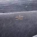 LOUIS VUITTON Epi Porte Documents Bandouliere Briefcase Black M54462 Auth ka5630-21