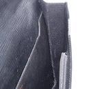 LOUIS VUITTON Epi Porte Documents Bandouliere Briefcase Black M54462 Auth ka5630-22