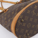 LOUIS VUITTON Monogram Bucket PM Shoulder Bag M42238 LV Auth ka5631-16