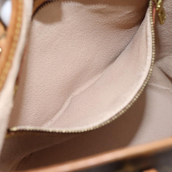 LOUIS VUITTON Monogram Bucket PM Shoulder Bag M42238 LV Auth ka5631