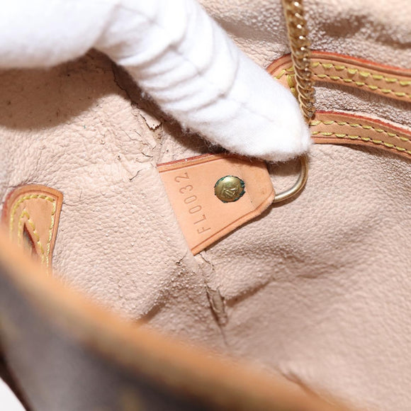 LOUIS VUITTON Monogram Bucket PM Shoulder Bag M42238 LV Auth ka5631