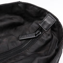 CHANEL New Travel Line Tote Bag Canvas Black Silver CC Auth ka5632-14