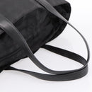 CHANEL New Travel Line Tote Bag Canvas Black Silver CC Auth ka5632-7
