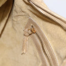 BOTTEGA VENETA INTRECCIATO Hobo Shoulder Bag Leather Gold 115653 Auth ka5633V-20
