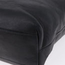 Salvatore Ferragamo Shoulder Bag Leather Black Silver Auth ka5635-11