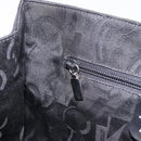 Salvatore Ferragamo Shoulder Bag Leather Black Silver Auth ka5635-19