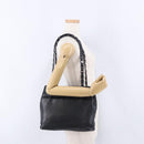 Salvatore Ferragamo Shoulder Bag Leather Black Silver Auth ka5635-22