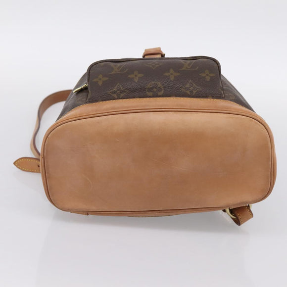 LOUIS VUITTON Monogram Montsouris MM Backpack M51136 LV Auth ka5636