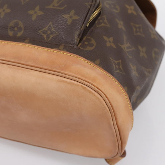 LOUIS VUITTON Monogram Montsouris MM Backpack M51136 LV Auth ka5636