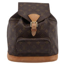 LOUIS VUITTON Monogram Montsouris MM Backpack M51136 LV Auth ka5636-13