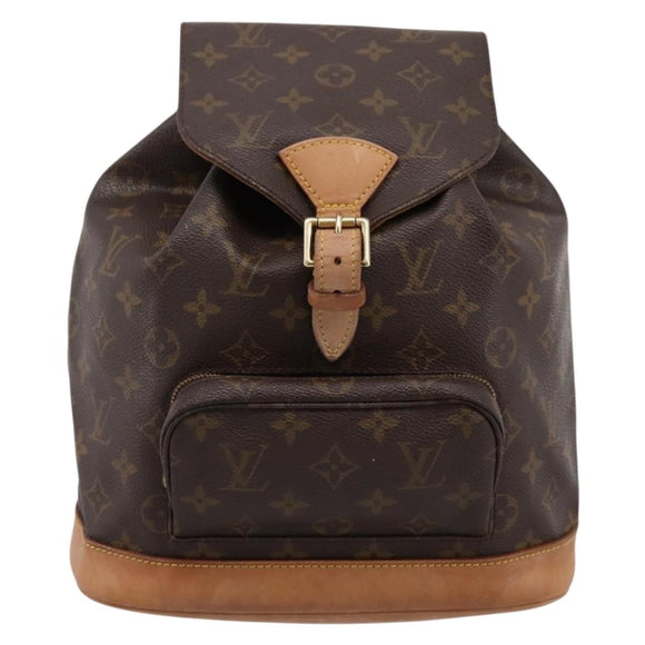 LOUIS VUITTON Monogram Montsouris MM Backpack M51136 LV Auth ka5636