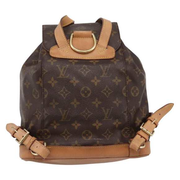 LOUIS VUITTON Monogram Montsouris MM Backpack M51136 LV Auth ka5636
