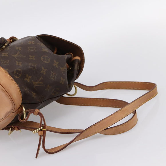 LOUIS VUITTON Monogram Montsouris MM Backpack M51136 LV Auth ka5636