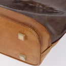 LOUIS VUITTON Monogram Vinyl Cabas Ambre PM Tote Bag Brown M92502 LV Auth ka5637-14