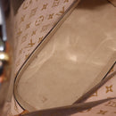 LOUIS VUITTON Monogram Vinyl Cabas Ambre PM Tote Bag Brown M92502 LV Auth ka5637-11