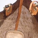 LOUIS VUITTON Monogram Vinyl Cabas Ambre PM Tote Bag Brown M92502 LV Auth ka5637-17