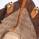 LOUIS VUITTON Monogram Vinyl Cabas Ambre PM Tote Bag Brown M92502 LV Auth ka5637-18