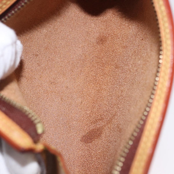 LOUIS VUITTON Monogram Vinyl Cabas Ambre PM Tote Bag Brown M92502 LV Auth ka5637