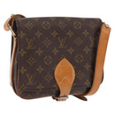 LOUIS VUITTON Monogram Cartouchiere MM Shoulder Bag M51253 LV Auth ka5638-1