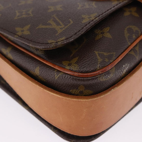 LOUIS VUITTON Monogram Cartouchiere MM Shoulder Bag M51253 LV Auth ka5638