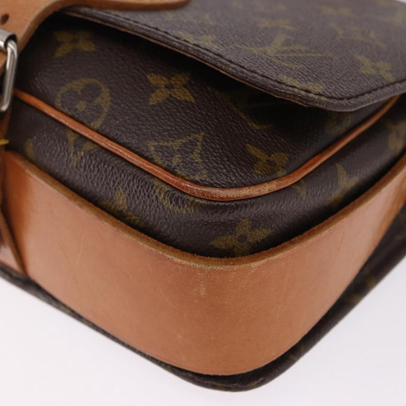 LOUIS VUITTON Monogram Cartouchiere MM Shoulder Bag M51253 LV Auth ka5638