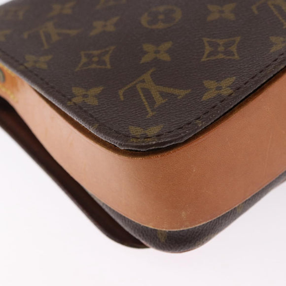 LOUIS VUITTON Monogram Cartouchiere MM Shoulder Bag M51253 LV Auth ka5638