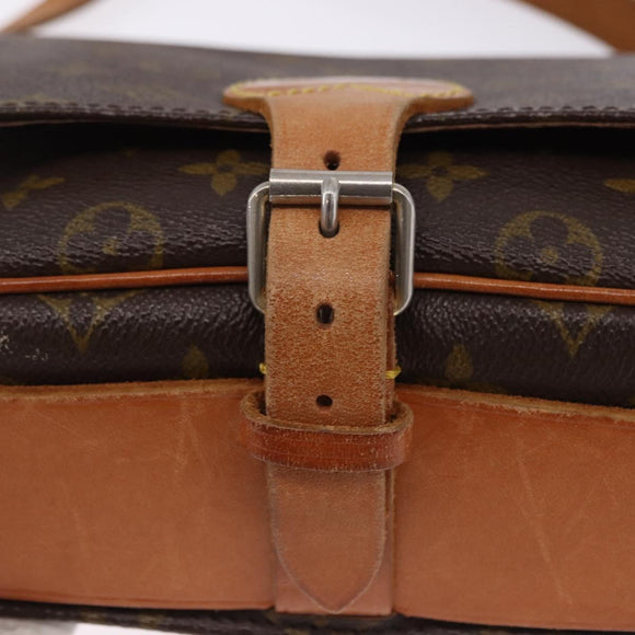 LOUIS VUITTON Monogram Cartouchiere MM Shoulder Bag M51253 LV Auth ka5638