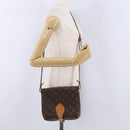 LOUIS VUITTON Monogram Cartouchiere MM Shoulder Bag M51253 LV Auth ka5638-23