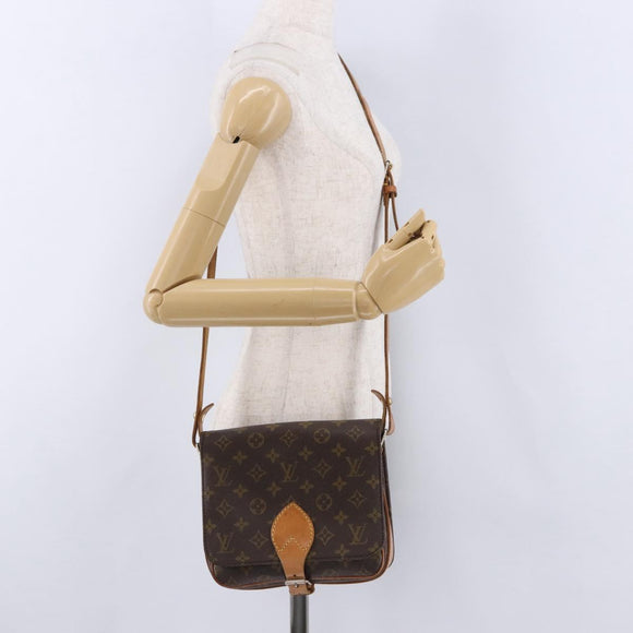 LOUIS VUITTON Monogram Cartouchiere MM Shoulder Bag M51253 LV Auth ka5638