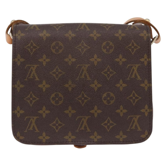 LOUIS VUITTON Monogram Cartouchiere MM Shoulder Bag M51253 LV Auth ka5638