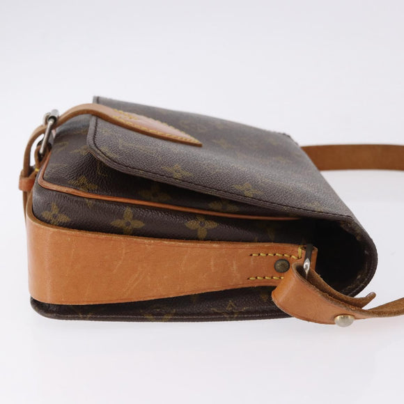LOUIS VUITTON Monogram Cartouchiere MM Shoulder Bag M51253 LV Auth ka5638