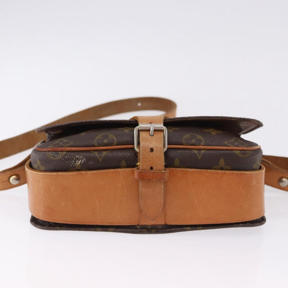 LOUIS VUITTON Monogram Cartouchiere MM Shoulder Bag M51253 LV Auth ka5638