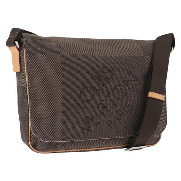 LOUIS VUITTON Damier Geant Petite Message Shoulder Bag Tail M93617 Auth ka5640