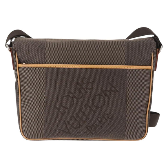 LOUIS VUITTON Damier Geant Petite Message Shoulder Bag Tail M93617 Auth ka5640