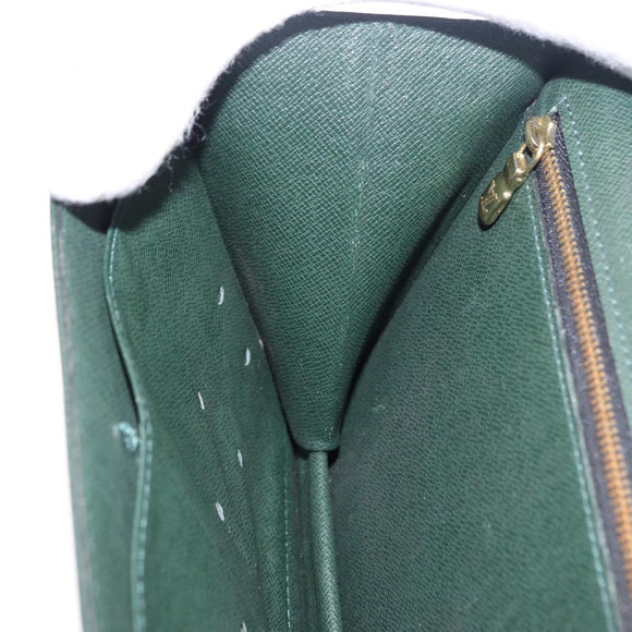 LOUIS VUITTON Taiga Pochette Kourad Clutch Bag Epicea M30194 LV Auth ka5641