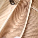 HERMES Herbag Ad PM Backpack Canvas Leather Beige Silver Auth ka5642V-25