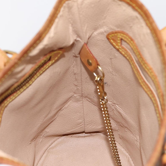 LOUIS VUITTON Monogram Bucket PM Shoulder Bag M42238 LV Auth ka5644