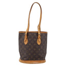 LOUIS VUITTON Monogram Bucket PM Shoulder Bag M42238 LV Auth ka5644-2