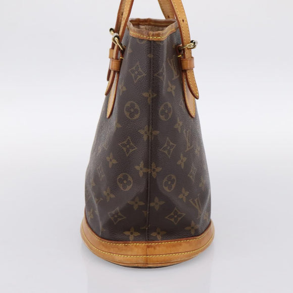 LOUIS VUITTON Monogram Bucket PM Shoulder Bag M42238 LV Auth ka5644