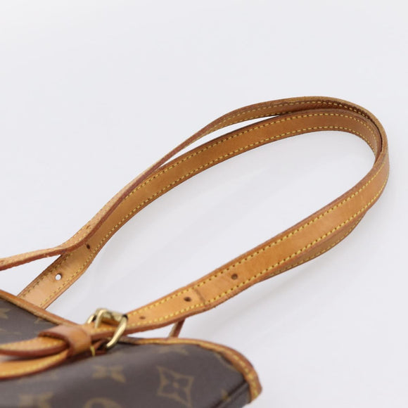 LOUIS VUITTON Monogram Bucket PM Shoulder Bag M42238 LV Auth ka5644