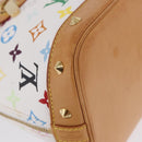 LOUIS VUITTON Monogram Multicolor Alma Hand Bag White M92647 LV Auth ka5645V-15