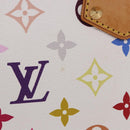LOUIS VUITTON Monogram Multicolor Alma Hand Bag White M92647 LV Auth ka5645V-3