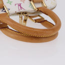 LOUIS VUITTON Monogram Multicolor Alma Hand Bag White M92647 LV Auth ka5645V-8